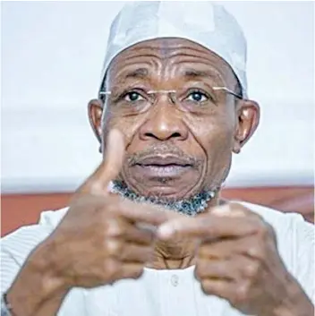  ??  ?? Aregbesola