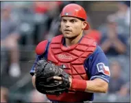  ?? AP file photo ?? Former catcher Ivan Rodriguez will join Jeff Bagwell and Tim Raines in Cooperstow­n, N.Y., in July when they’re inducted into the National Baseball Hall of Fame.