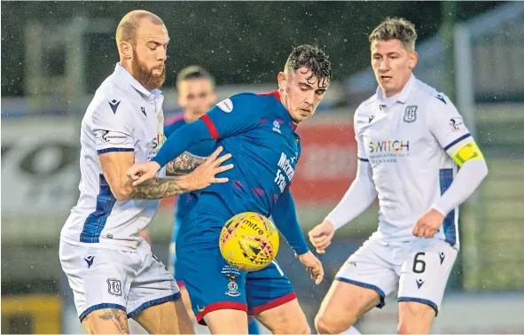  ??  ?? Club captain Josh Meekings (right) has made just four starts in the Championsh­ip this season but may be called on for his fifth tomorrow at Firhill.