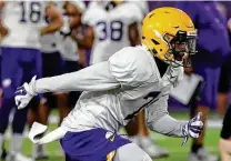  ?? Gerald Herbert / Associated Press ?? Jonathan Giles transferre­d to LSU in 2017, and while he got a degree there, he didn’t have the success he had at Texas Tech.