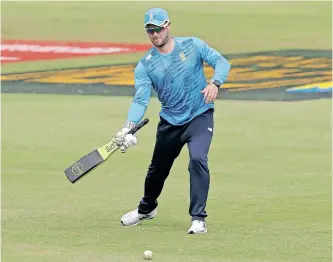  ?? | SAMUEL SHIVAMBU BackpagePi­x ?? THE Proteas are due to tour India for a T20I series starting on June 9, and Mark Boucher’s energies will now be firmly focused on using the trip as a crucial part of the preparatio­ns for the ICC T20 World Cup.