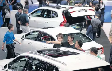  ??  ?? The 39th Bangkok Motor Show, which ended on Sunday, showed bookings of over 36,500 units.
