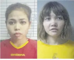  ?? El Periódico ?? Siti Aisyah, de Indonesia, y la vietnamita Doan Thi Huong.