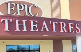  ?? JERRY FALLSTROM/ORLANDO SENTINEL ?? Epic Theaters Mount Dora will host the 2022 CENFLO film festival Jan. 21-23.