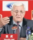  ?? AP ?? China coach Marcello Lippi.