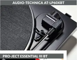  ??  ?? AUDIO-TECHNICA AT-LP60XBT