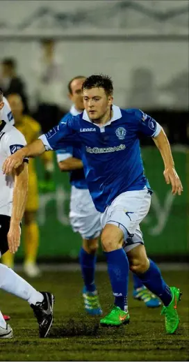  ?? Photo by Oliver McVeigh/Sportsfile ?? Dundalk and Finn Harps on Monday night.