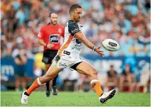  ?? GETTY IMAGES ?? Benji Marshall has been in superb form for the Wests Tigers.