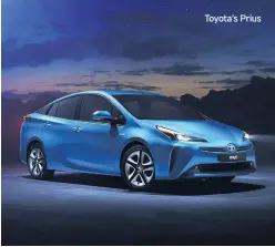  ??  ?? Toyota’s Prius