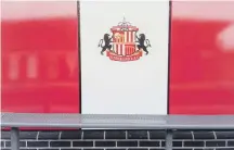  ??  ?? The SAFC crest appears on the Stadium of Light’s Metro platform.