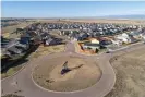  ?? Wood/the Guardian ?? Residents of neighbourh­oods in Weld county, such as this one in Dacono, live among oil and gas operations. Photograph: Ted