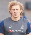  ??  ?? Wallabies flanker Ned Hanigan.