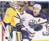  ?? FOTO: DPA ?? Leon Draisaitl von den Edmon
ton Oilers ist der bisher beste Deutsche in der
NHL.