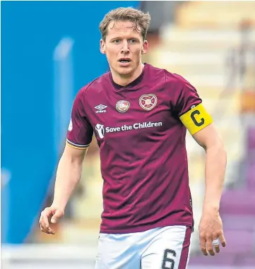  ??  ?? NOT DONE YET: Defender Christophe Berra will have a point to prove at Raith Rovers.