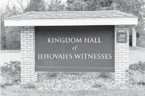  ?? FILE ?? Jehovah’s Witnesses plan to resume in-person meetings that have been suspended because of the pandemic.