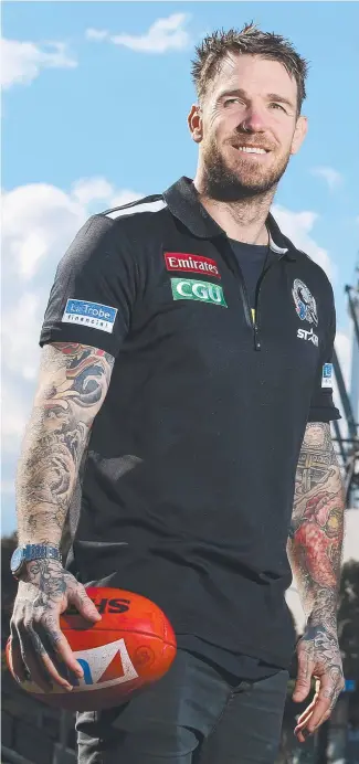  ?? ?? Dane Swan will don the Waratah colours on December 4. Picture: Michael Klein