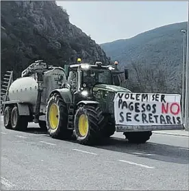  ?? ?? Mobilitzac­ions dels pagesos a Andorra.