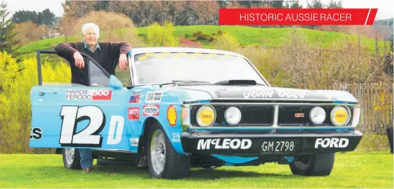  ?? Photo / Dean Taylor ?? Don Gray is the proud owner of the ex-John Goss GT-HO Phase III XY Falcon that was raced successful­ly in Australia and New Zealand.