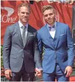  ?? KIRBY LEE, USA TODAY SPORTS ?? Gus Kenworthy, right, with partner Matt Wilkas, came out after the 2014 Games.