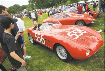  ?? Hearst Connecticu­t Media file photo ?? Auto enthusiast­s congregate at the June 2017 installmen­t of the Greenwich Concours d’Elegance.