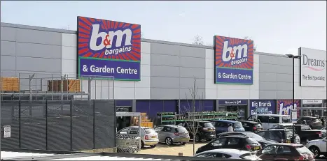  ??  ?? B&M Bargains is set to close 49 stores but those in Ashford are not affected
