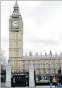  ?? MATT CROSSICK/ MCCLATCHY NEWSPAPERS ?? St. Stephen’s Clock Tower houses the bell known as Big Ben.