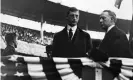  ??  ?? Eamon de Valera, centre, at a rally in New York. Photograph: Keystone-France/ Getty Images