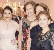  ??  ?? ( From left) Amparito Lhuillier, Connie Araneta, Conchitina Ladao and Anamarie Dizon.