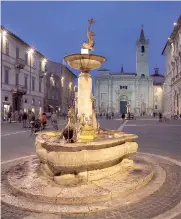  ?? MARKA ?? Alto tasso di istruzione. Ascoli (nella foto piazza dell’Arengo) vanta la maggiore quota di giovani che hanno conseguito il diploma di laurea