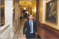  ?? CP PHOTO ?? Ontario Progressiv­e Conservati­ve Leader Patrick Brown leaves Queen’s Park after a press conference in Toronto last month.