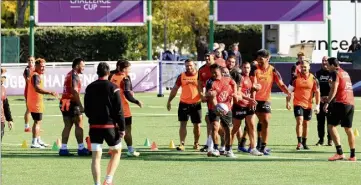  ?? (Photos Frank Muller) ?? Avec son mélange de joueurs expériment­és et de jeunes, le RCT est prêt à tutoyer les sommets.