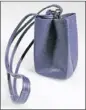  ?? Brilliant in blue. ?? The Phi bag, $169, by Thomas Leathers.