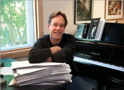  ?? COURTESY OF JAKE HEGGIE ?? Bay Area composer Jake Heggie’s Holocaust-themed work is being performed as part of the Violins of Hope residency in the Bay Area.