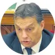  ?? KISBENEDEK
LEHTIKUVA / AFP PHOTO / ATTILA ?? MISSNÖJESP­OLITIKER. EU:S starkaste vapen mot populisten Orbán är ekonomiska sanktioner för att få honom att följa EU:S riktlinjer om demokrati.