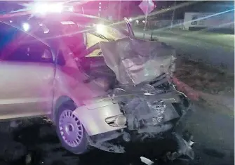  ?? | CORTESÍA ASEH ?? El auto
se compactó y la prensó