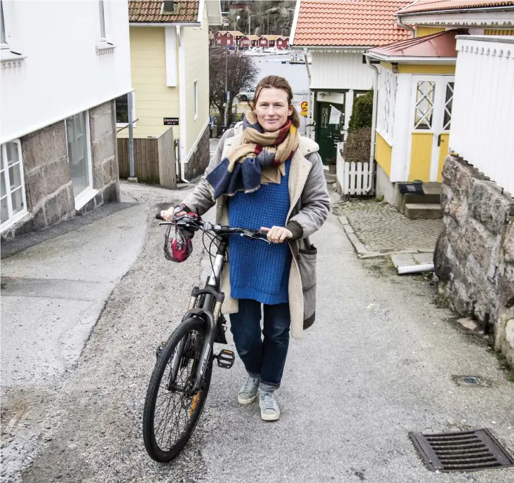  ?? Bild: Arvid Brandström ?? Karin Sporrong är uppväxt i Göteborg, men bor sedan nio år i Grebbestad.