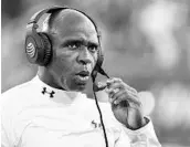  ?? DERICK E. HINGLE/ASSOCIATED PRESS ?? USF’s Charlie Strong says the new redshirt rule “gives a young player a chance to gain some experience.’’