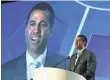  ?? ETHAN MILLER, GETTY IMAGES ?? FCC Chairman Ajit Pai says current Net neutrality rules are archaic and too strict on Internet service providers.