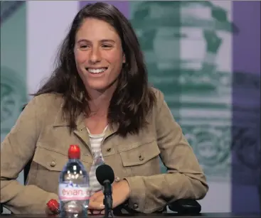  ??  ?? HOME IN SW19: Johanna Konta will have the backing of the Wimbledon crowd when she faces Taiwan’s Hsieh Su-Wei today. Picture: EPA/AELTC