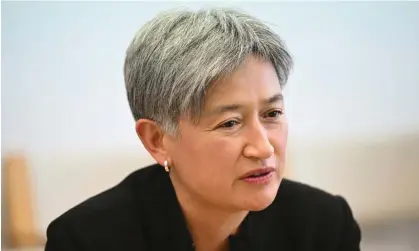  ?? Photograph: Lukas Coch/AAP ?? Australian foreign minister Penny Wong has been praised for delivering more aid for the Pacific than promised, part of a $1.4bn boost to the foreign aid budget.