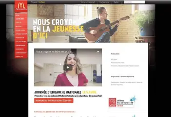  ??  ?? Les données touchées par cette brèche sur le site de McDonald’s incluent les noms, adresses, numéros de téléphone, emplois antérieurs et autres renseignem­ents usuels de certains demandeurs d’emploi qui ont postulé en ligne.