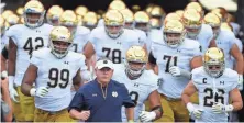  ?? BOB DONNAN, USA TODAY SPORTS ?? Notre Dame is in the mix for the CFP.