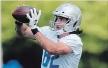  ?? ASSOCIATED PRESS FILE PHOTO ?? Detroit Lions tight end Luke Willson grew up in LaSalle, Ont., as the lone Lions fans in his family, but that is changing now that he plays for them.