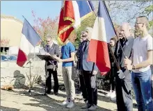  ?? - Crédits : CMA ?? Lecture de la lettre par le maire