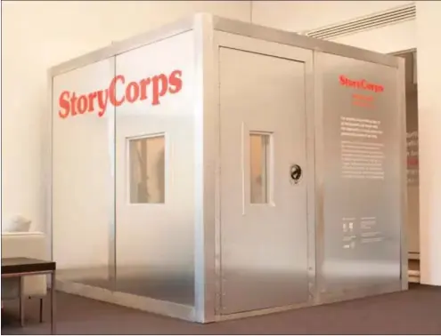  ?? COURTESY PHOTO ?? The StoryCorps Mobile Tour has facilitate­d thousands of meaningful conversati­ons between people.