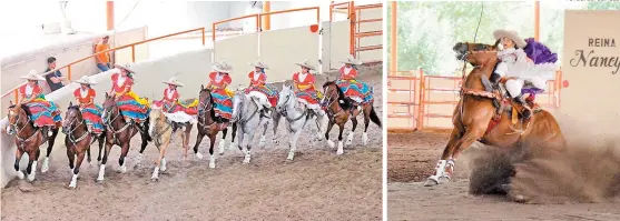  ??  ?? Las Alondras (i), campeonas de la Olimpiada Nacional, estarán en El Nacionalit­o