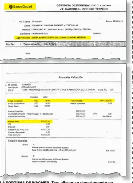  ??  ?? LA FORTUNA DE WAGNER. Tras allanar su departamen­to enPuerto Madero, tasaron obras de arte por más de $ 16,9 millones.