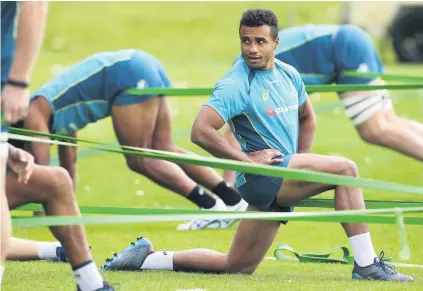  ?? Picture: Getty Images ?? Wallabies scrumhalf Will Genia during a training session at McGillivra­y Oval in Perth yesterday ahead of their Rugby Championsh­ip match against the Springboks on Saturday.