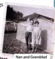  ??  ?? Nan and Granddad started our family camping tradition