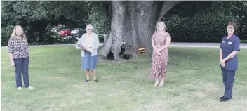  ??  ?? The care home recently said goodbye to its longest serving member of staff